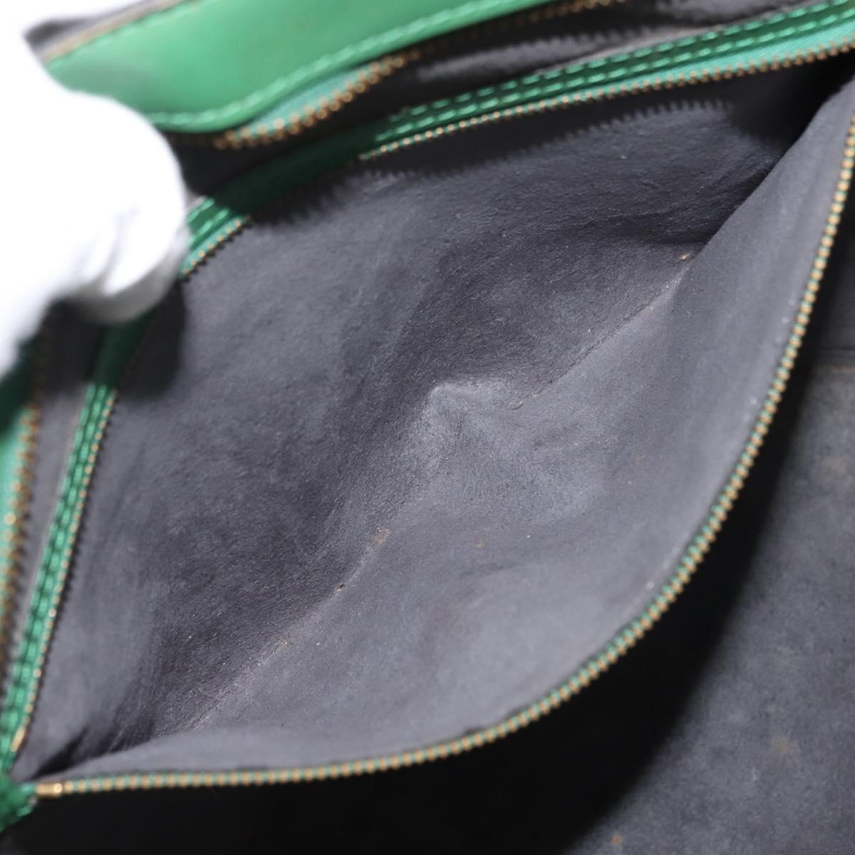 LOUIS VUITTON Epi Saint Jacques Shopping Shoulder Bag Green M52264 Auth gh1063