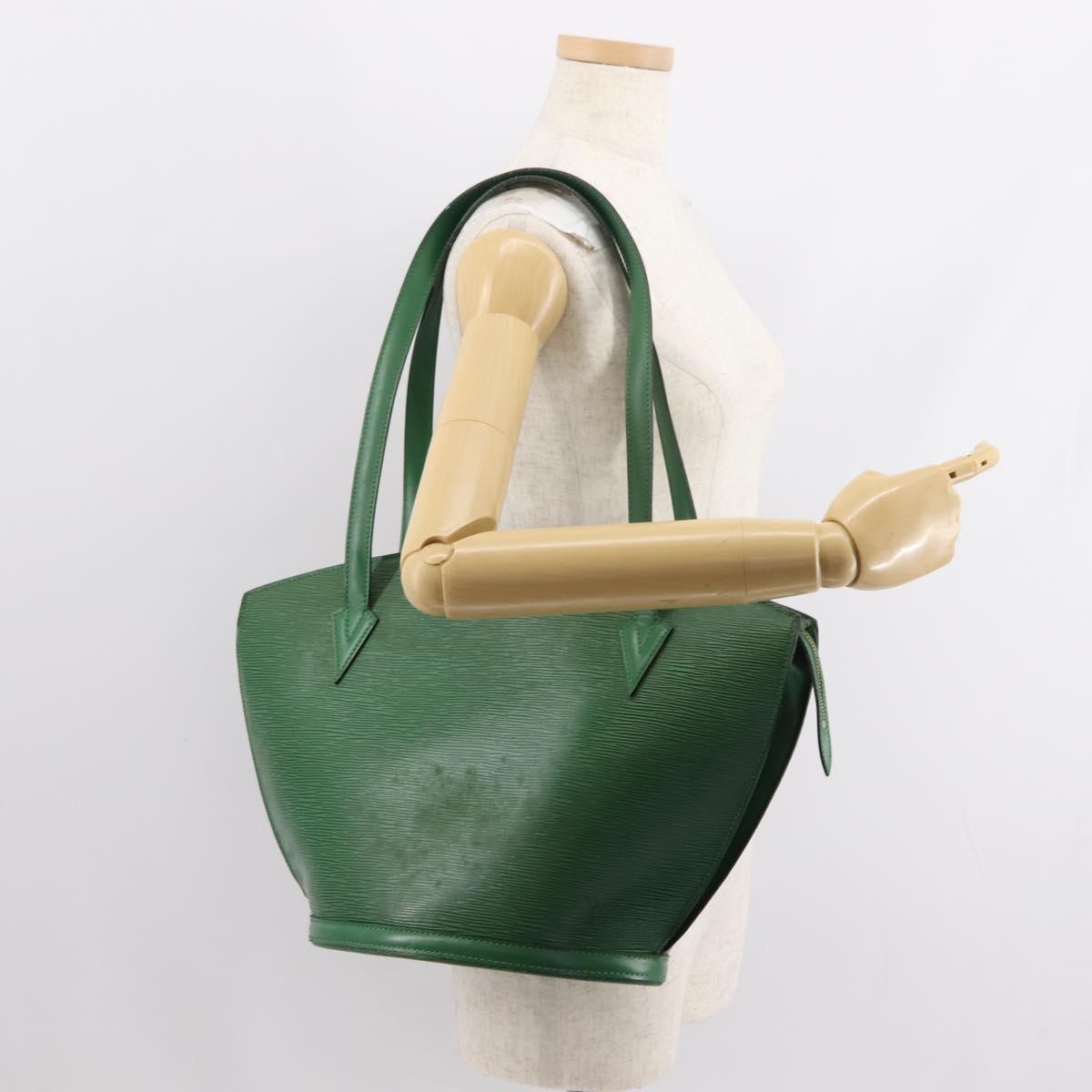 LOUIS VUITTON Epi Saint Jacques Shopping Shoulder Bag Green M52264 Auth gh1063