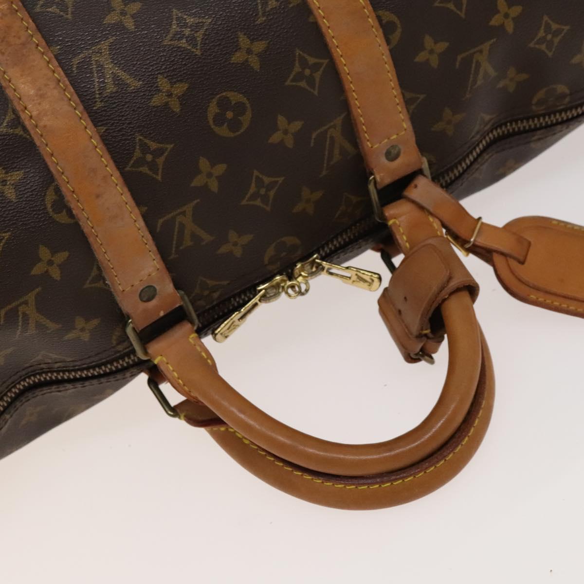 LOUIS VUITTON Monogram Keepall 50 Boston Bag M41426 LV Auth gh110