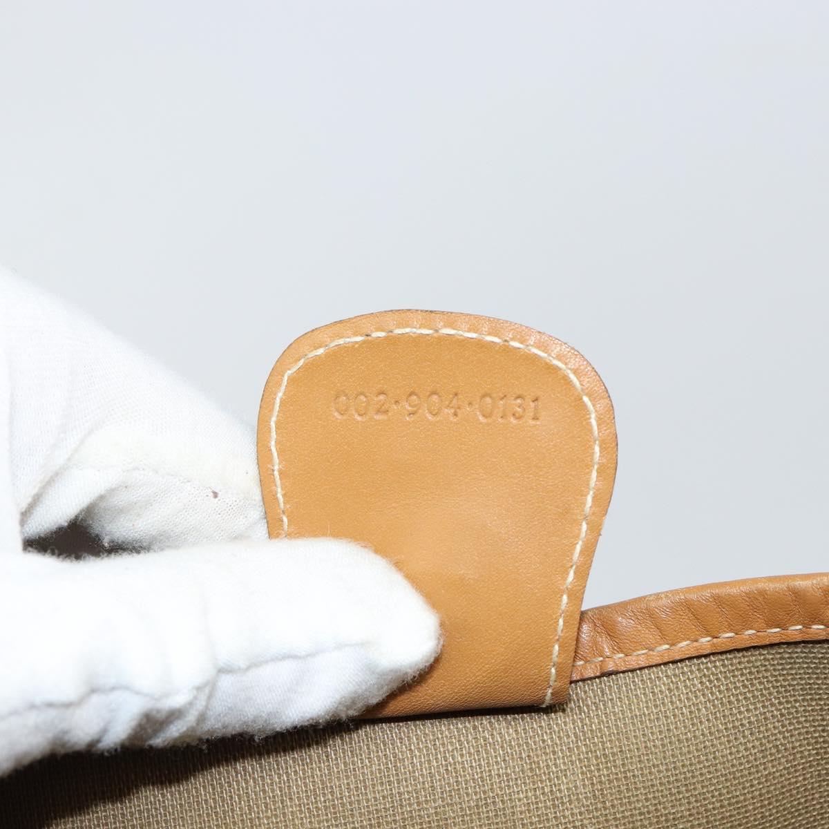 GUCCI Micro GG Supreme Web Sherry Line Bag PVC Beige 002 904 0131 Auth gh1123