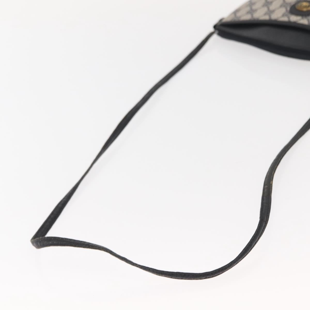 GUCCI GG Supreme Shoulder Bag PVC Leather Navy Gold 904 02 020 Auth gh1135