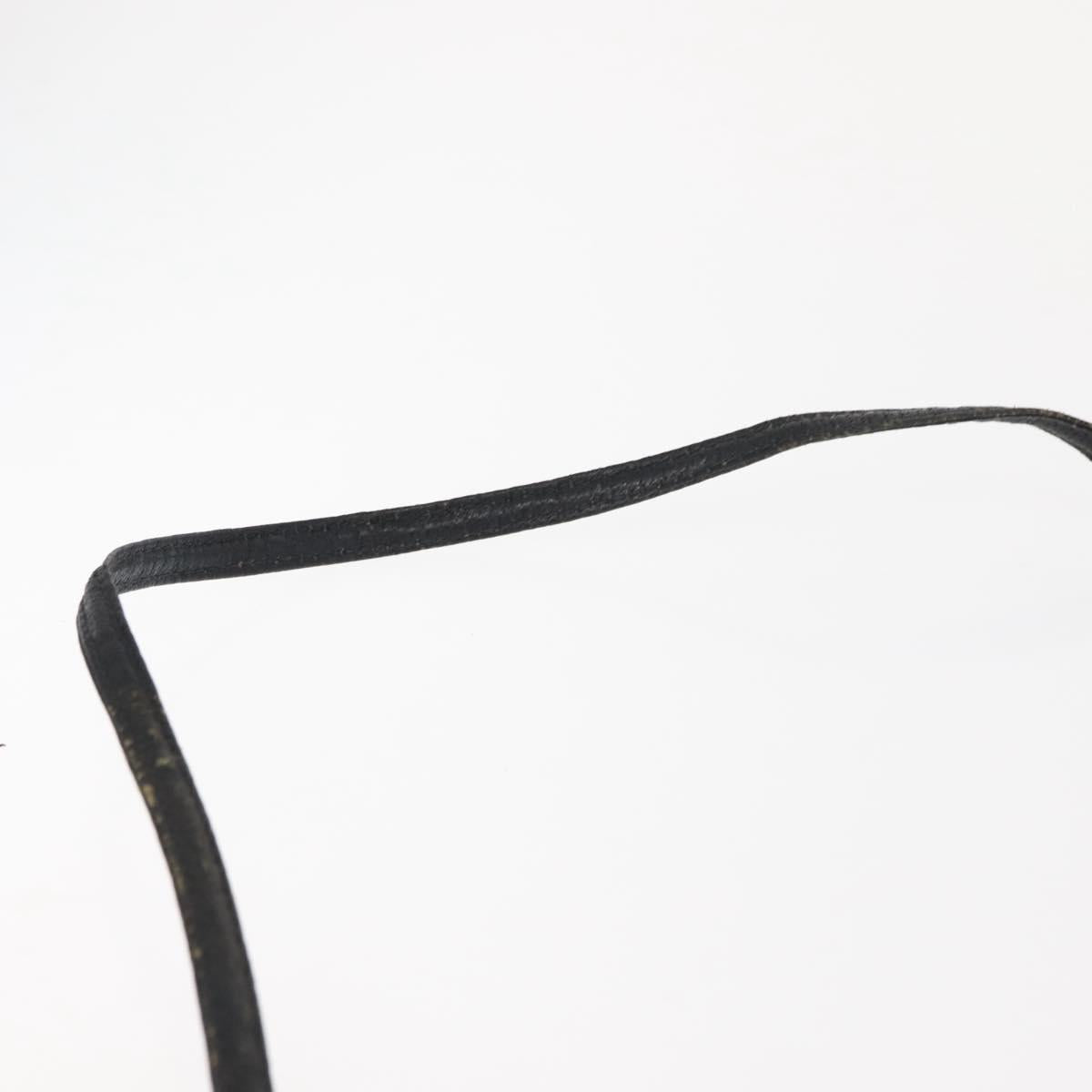 GUCCI GG Supreme Shoulder Bag PVC Leather Navy Gold 904 02 020 Auth gh1135