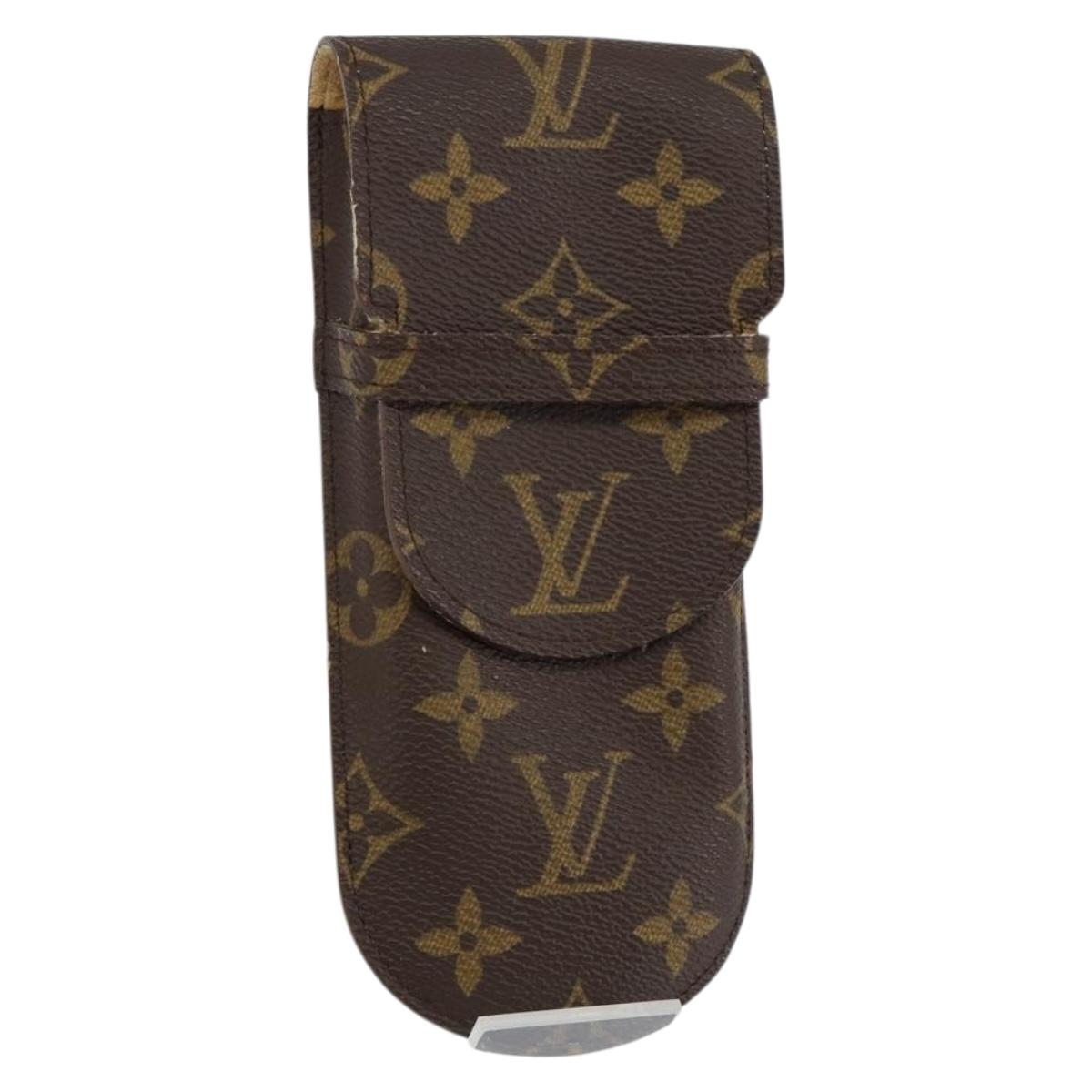LOUIS VUITTON Monogram Etui Lunette Rabat Glasses Case M62970 LV Auth gh1168