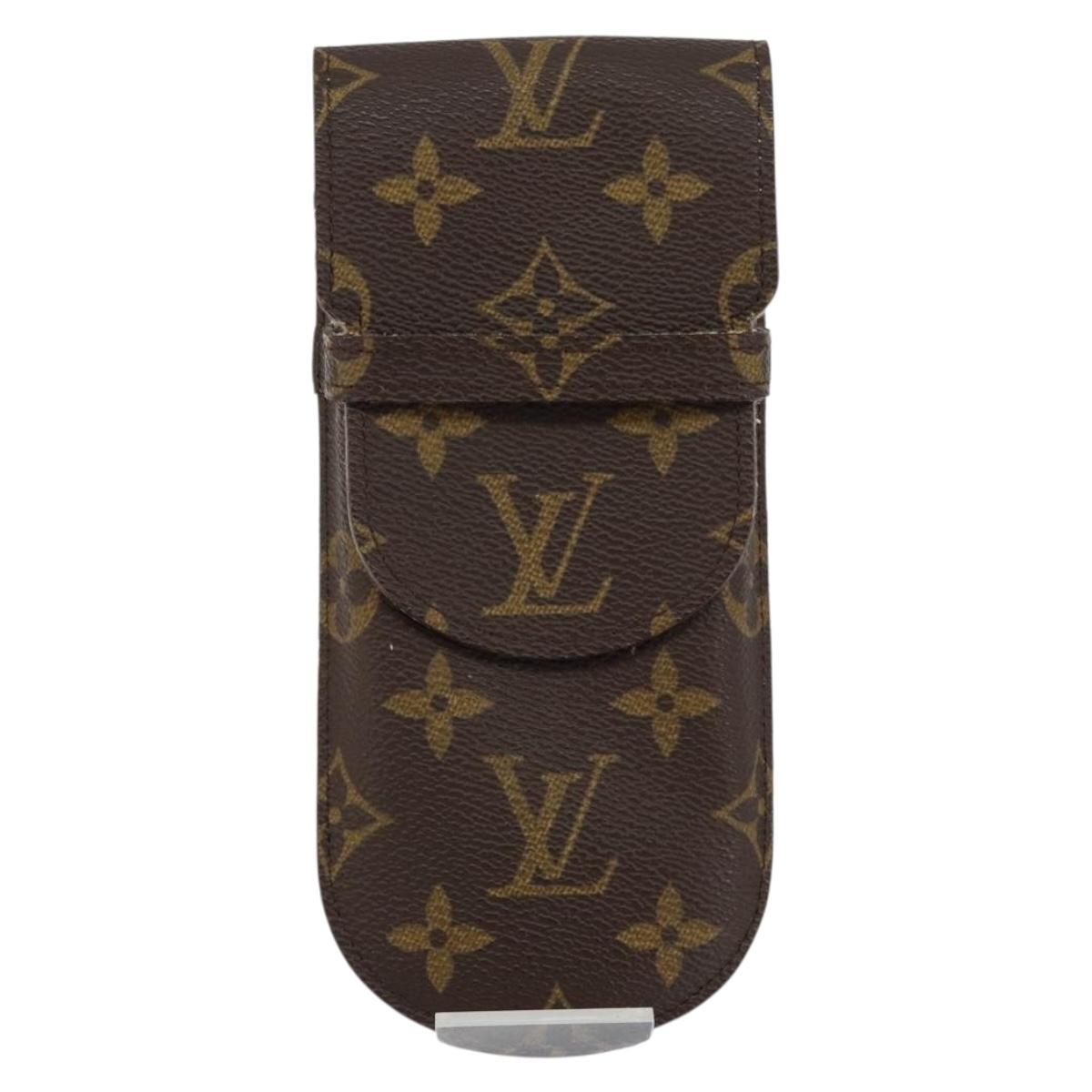 LOUIS VUITTON Monogram Etui Lunette Rabat Glasses Case M62970 LV Auth gh1168