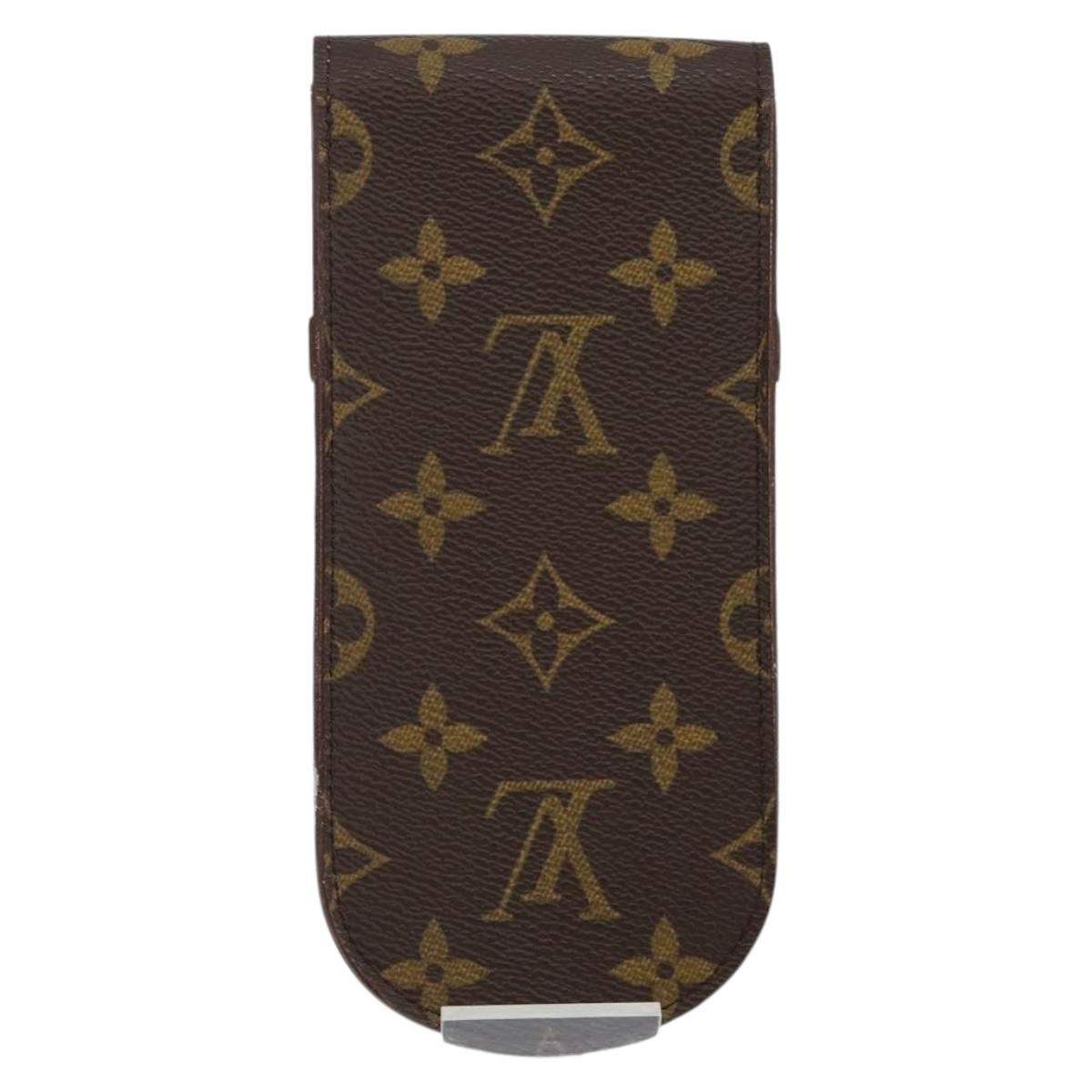 LOUIS VUITTON Monogram Etui Lunette Rabat Glasses Case M62970 LV Auth gh1168