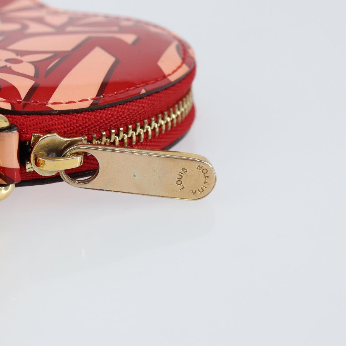 LOUIS VUITTON Sweet Monogram Porte Monnaie Coeur Pink M90133 Auth gh1171