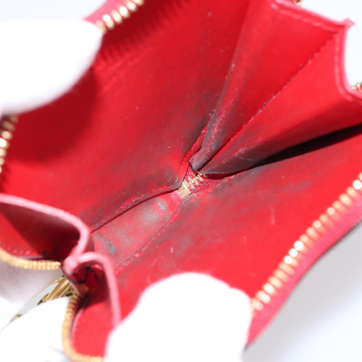 LOUIS VUITTON Sweet Monogram Porte Monnaie Coeur Pink M90133 Auth gh1171