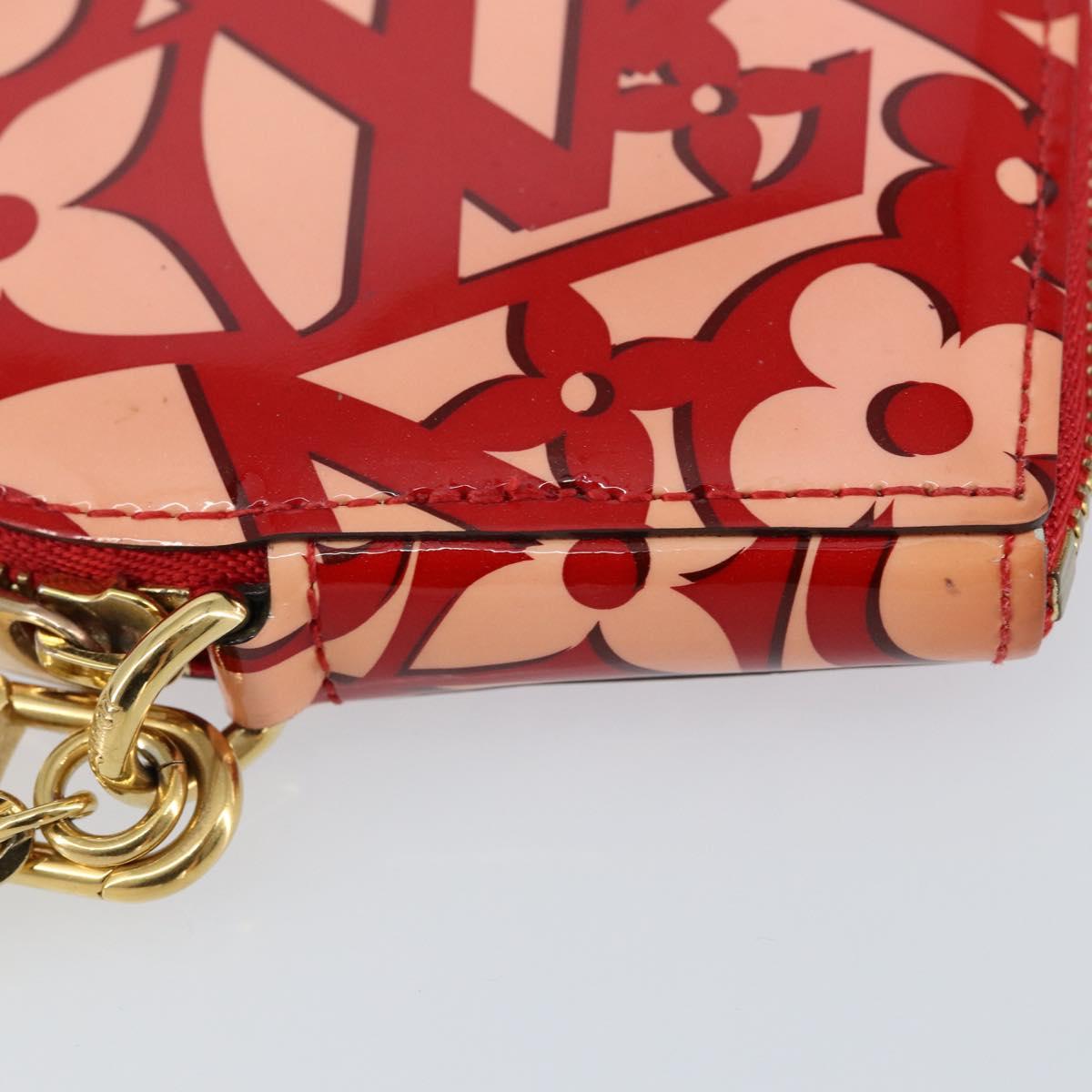 LOUIS VUITTON Sweet Monogram Porte Monnaie Coeur Pink M90133 Auth gh1171