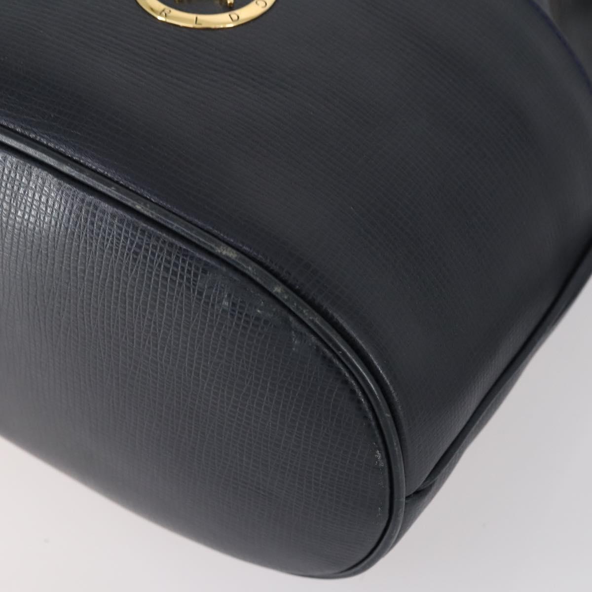 Chloe HUNTING WORLD Bag Leather 2 Set Navy Brown Auth gh1181