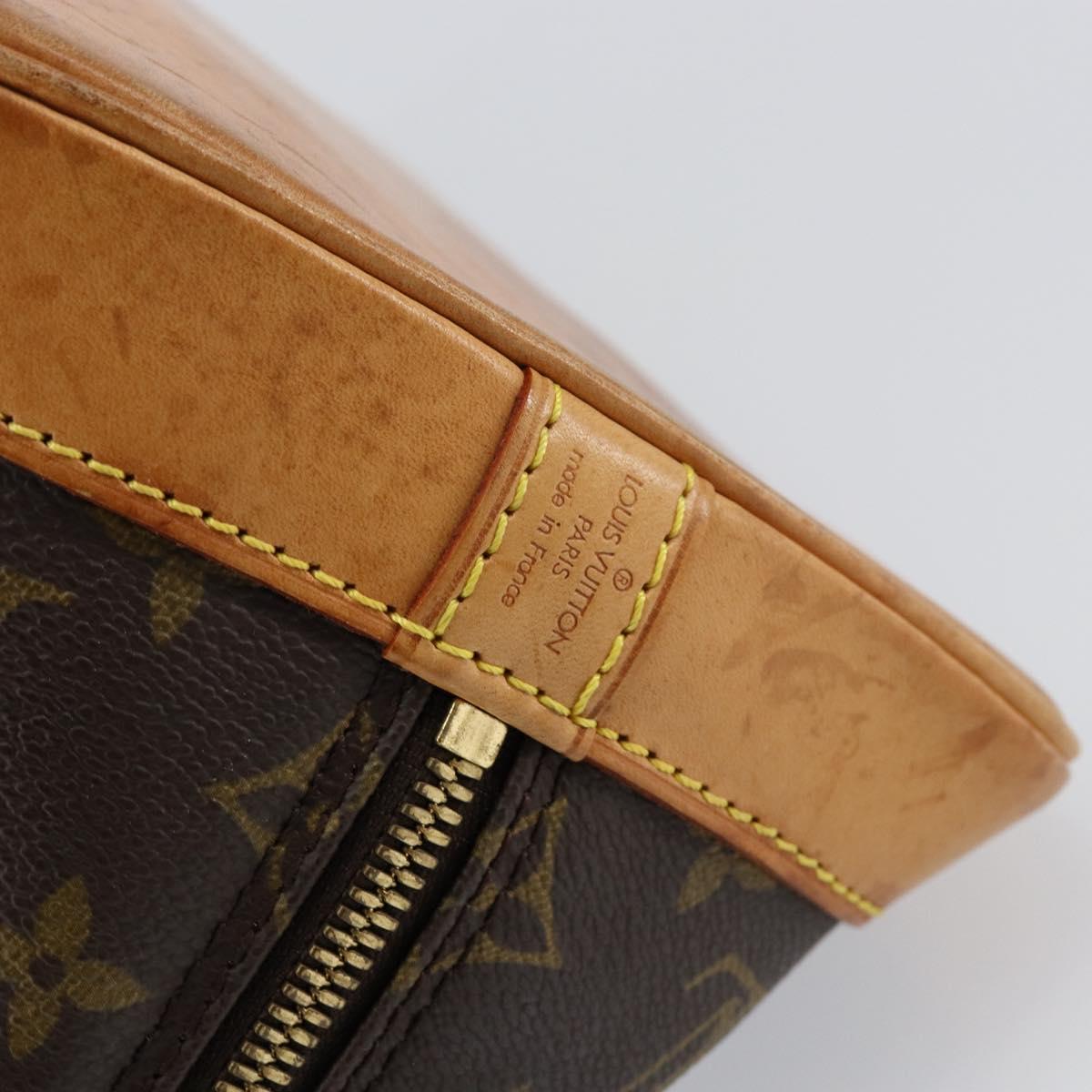 LOUIS VUITTON Monogram Alma Hand Bag M51130 LV Auth gh1185