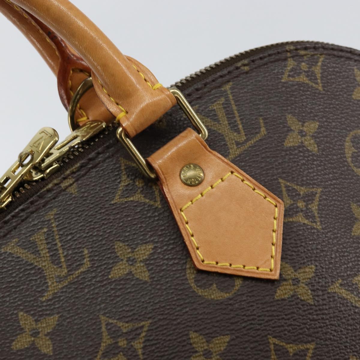 LOUIS VUITTON Monogram Alma Hand Bag M51130 LV Auth gh1185