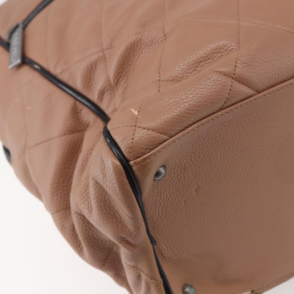 CHANEL Matelasse Boston Bag Caviar Skin Pink Silver CC Auth gh1196