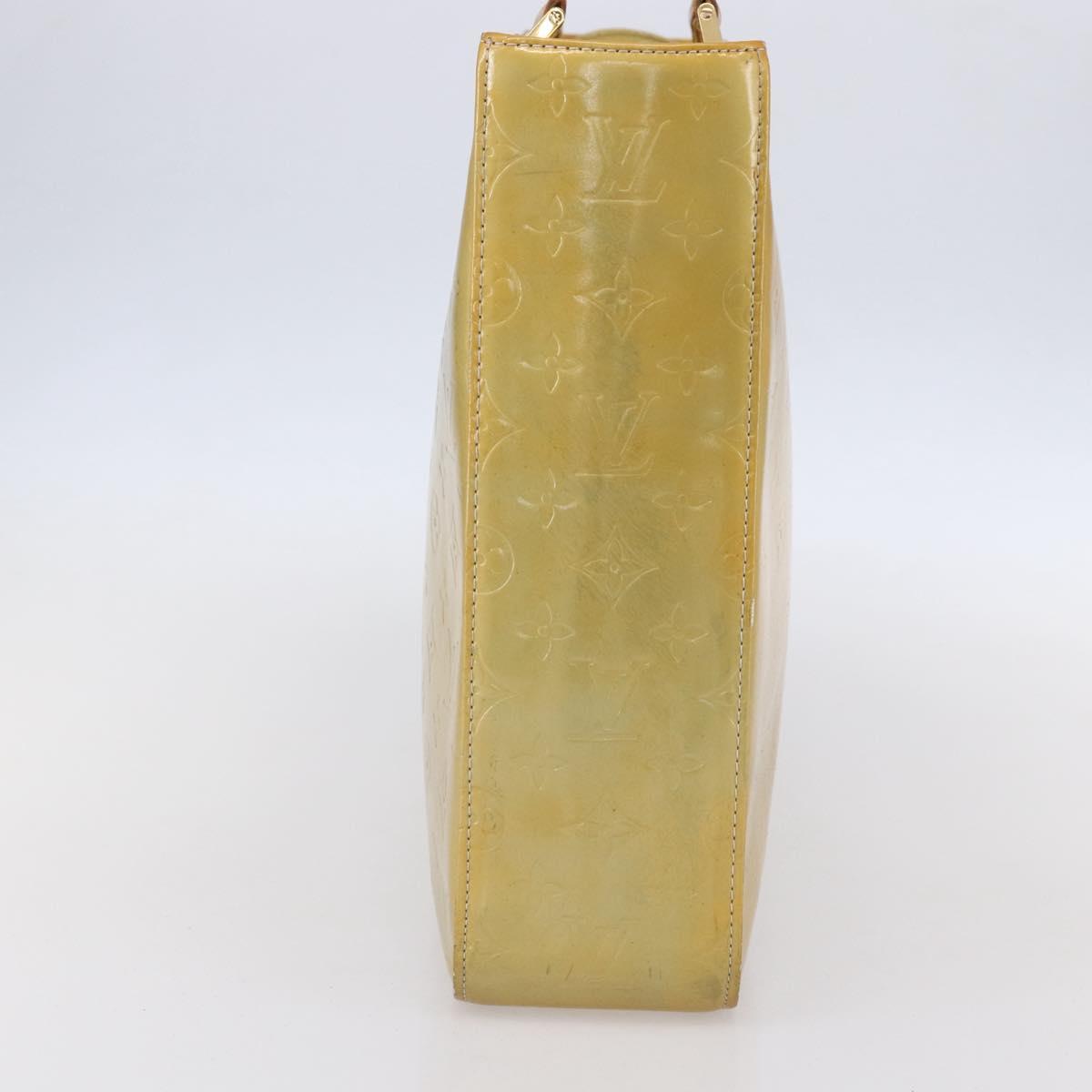 LOUIS VUITTON Monogram Vernis Columbus Tote Bag Gris M91028 LV Auth gh1198