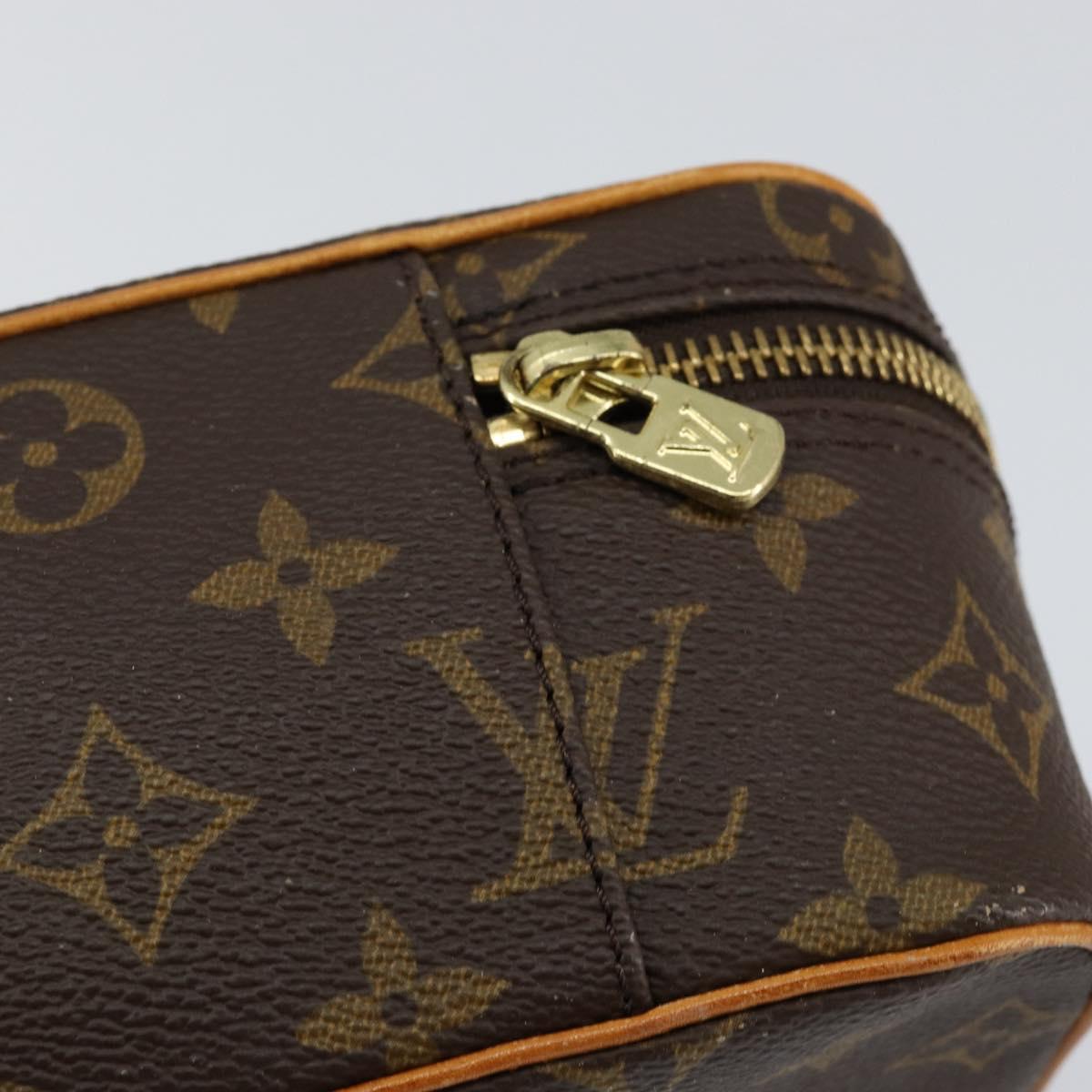 LOUIS VUITTON Monogram Trousse Boite Cosmetic Pouch M47640 LV Auth gh1205