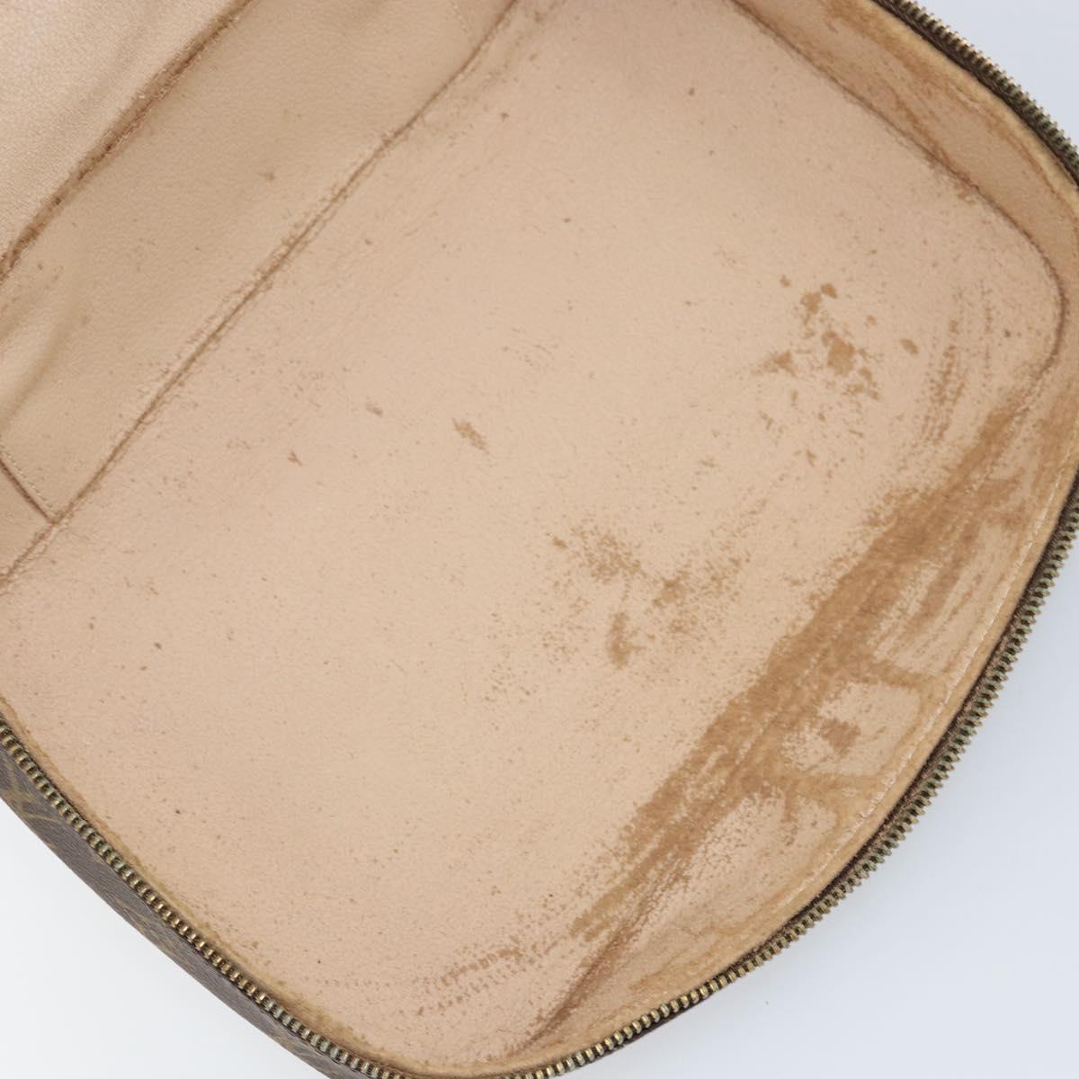 LOUIS VUITTON Monogram Trousse Boite Cosmetic Pouch M47640 LV Auth gh1205