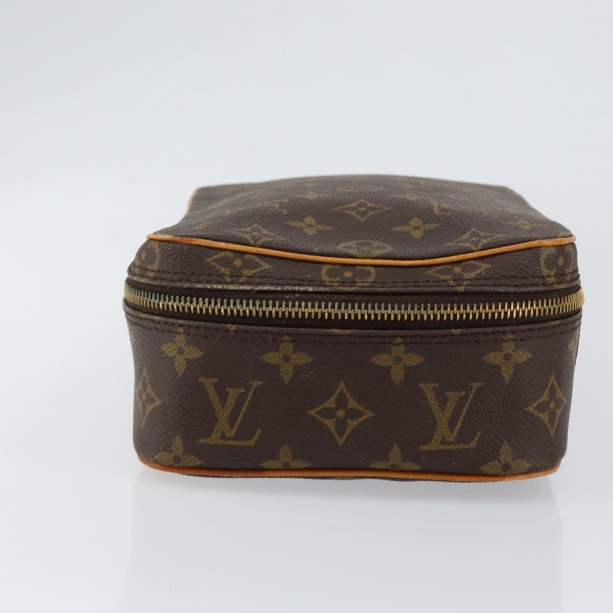 LOUIS VUITTON Monogram Trousse Boite Cosmetic Pouch M47640 LV Auth gh1205