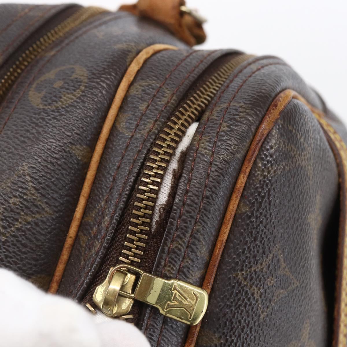 LOUIS VUITTON Monogram Reporter PM Shoulder Bag M45254 LV Auth gh1209