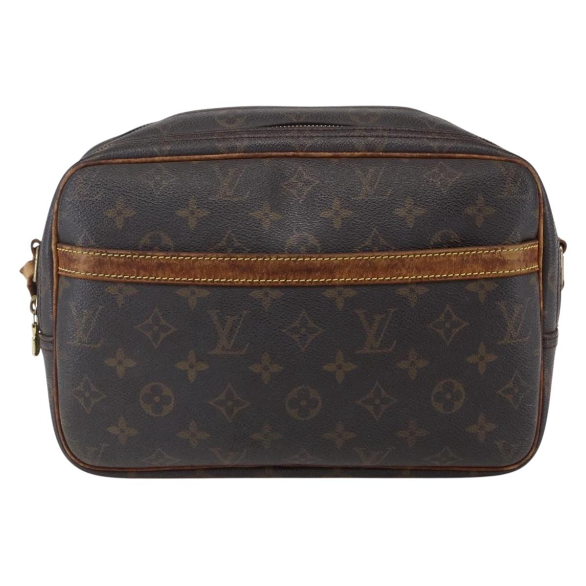 LOUIS VUITTON Monogram Reporter PM Shoulder Bag M45254 LV Auth gh1209
