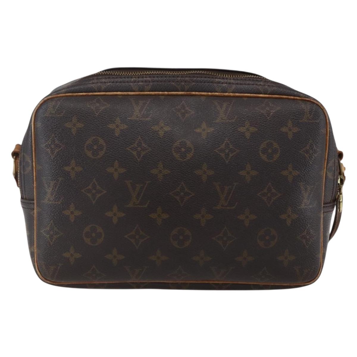 LOUIS VUITTON Monogram Reporter PM Shoulder Bag M45254 LV Auth gh1209