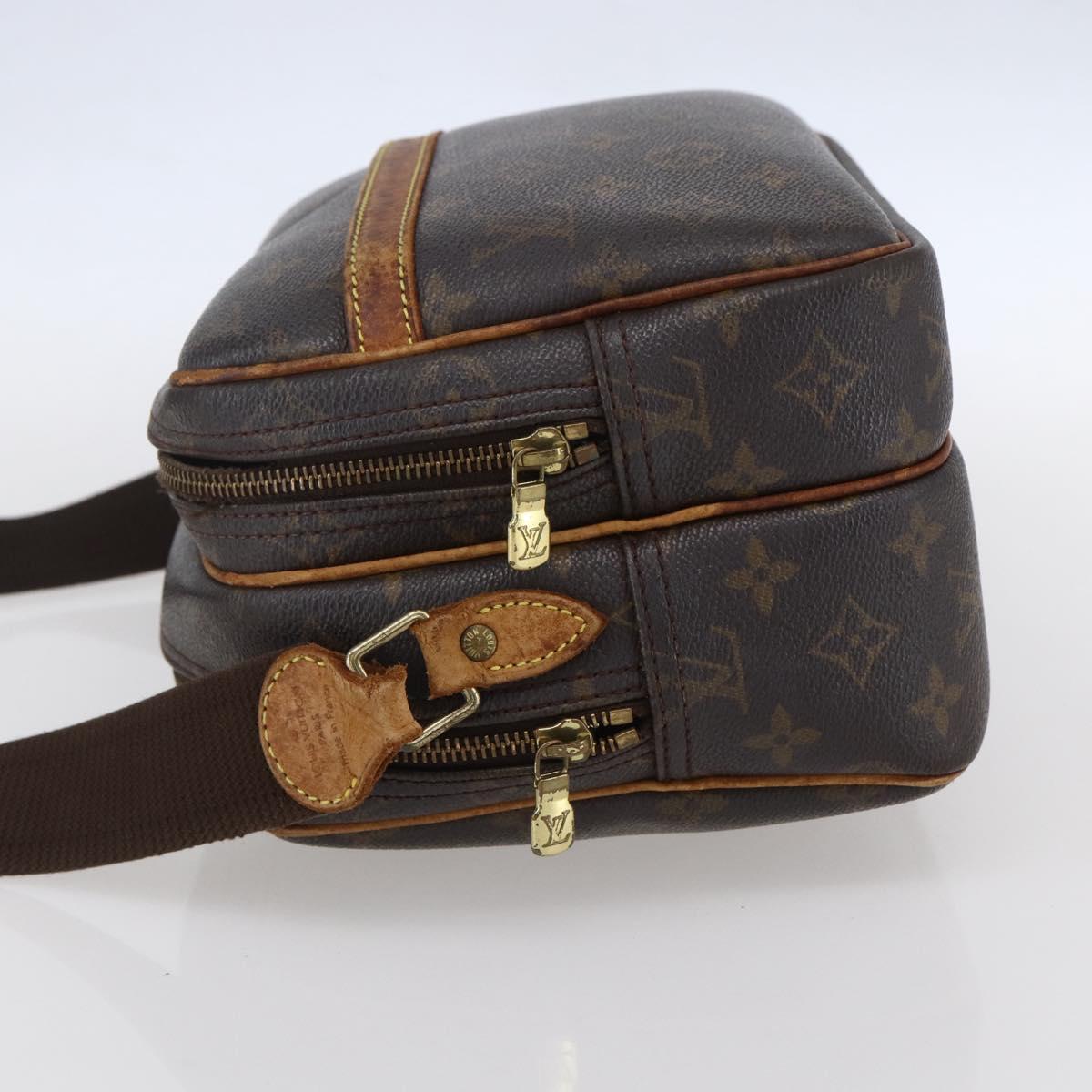 LOUIS VUITTON Monogram Reporter PM Shoulder Bag M45254 LV Auth gh1209