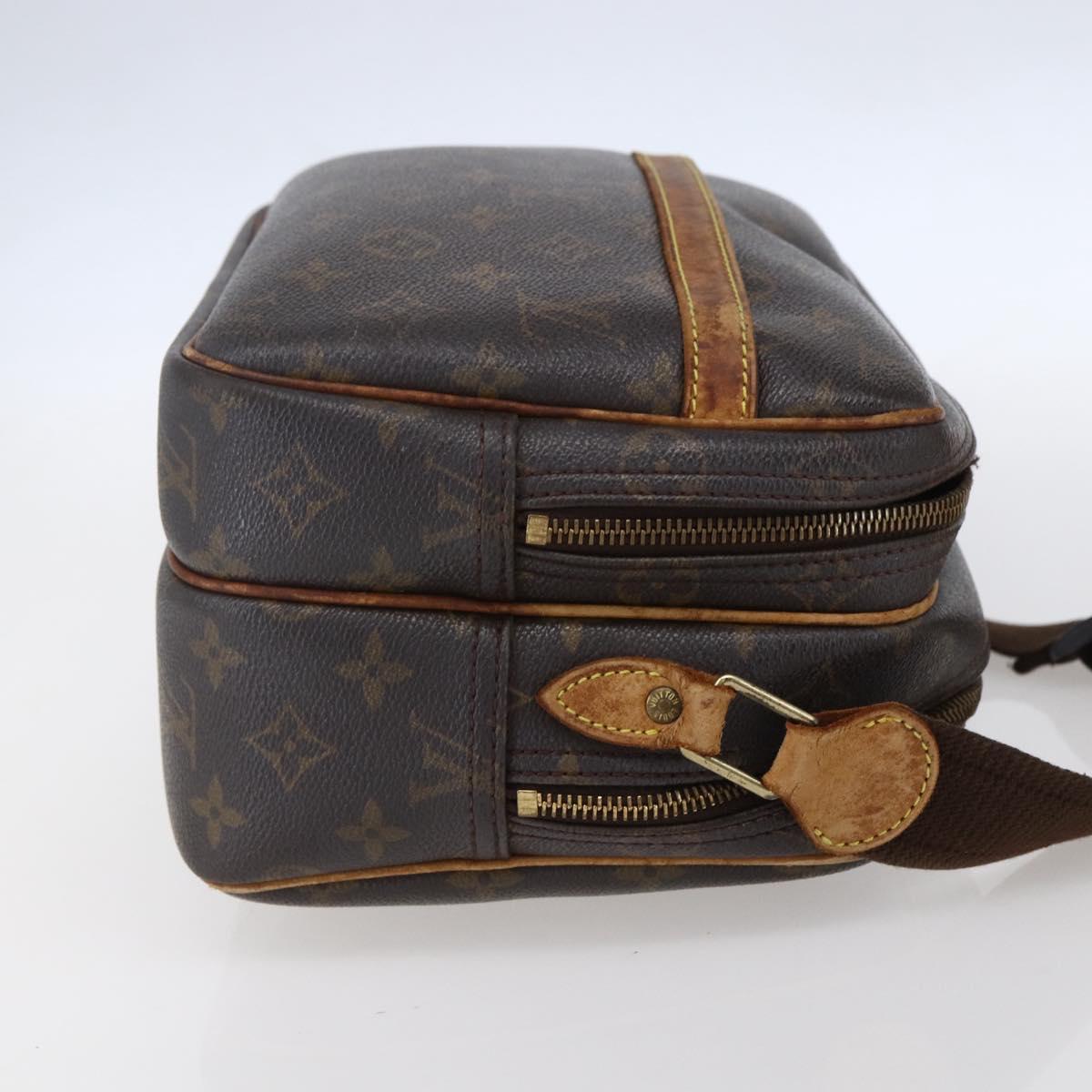 LOUIS VUITTON Monogram Reporter PM Shoulder Bag M45254 LV Auth gh1209