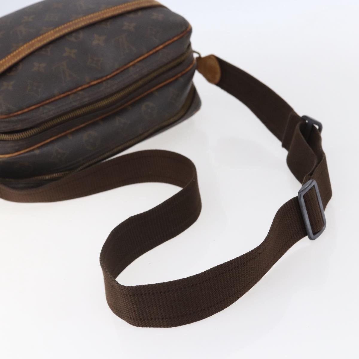 LOUIS VUITTON Monogram Reporter PM Shoulder Bag M45254 LV Auth gh1209