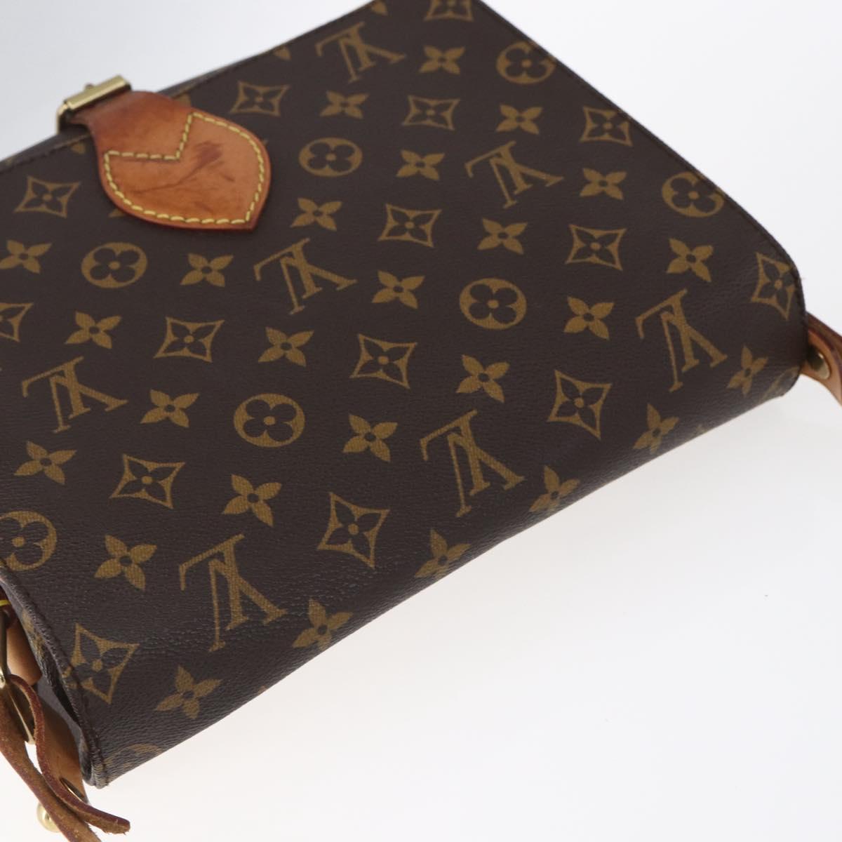 LOUIS VUITTON Monogram Cartouchiere GM Shoulder Bag M51252 LV Auth gh1217