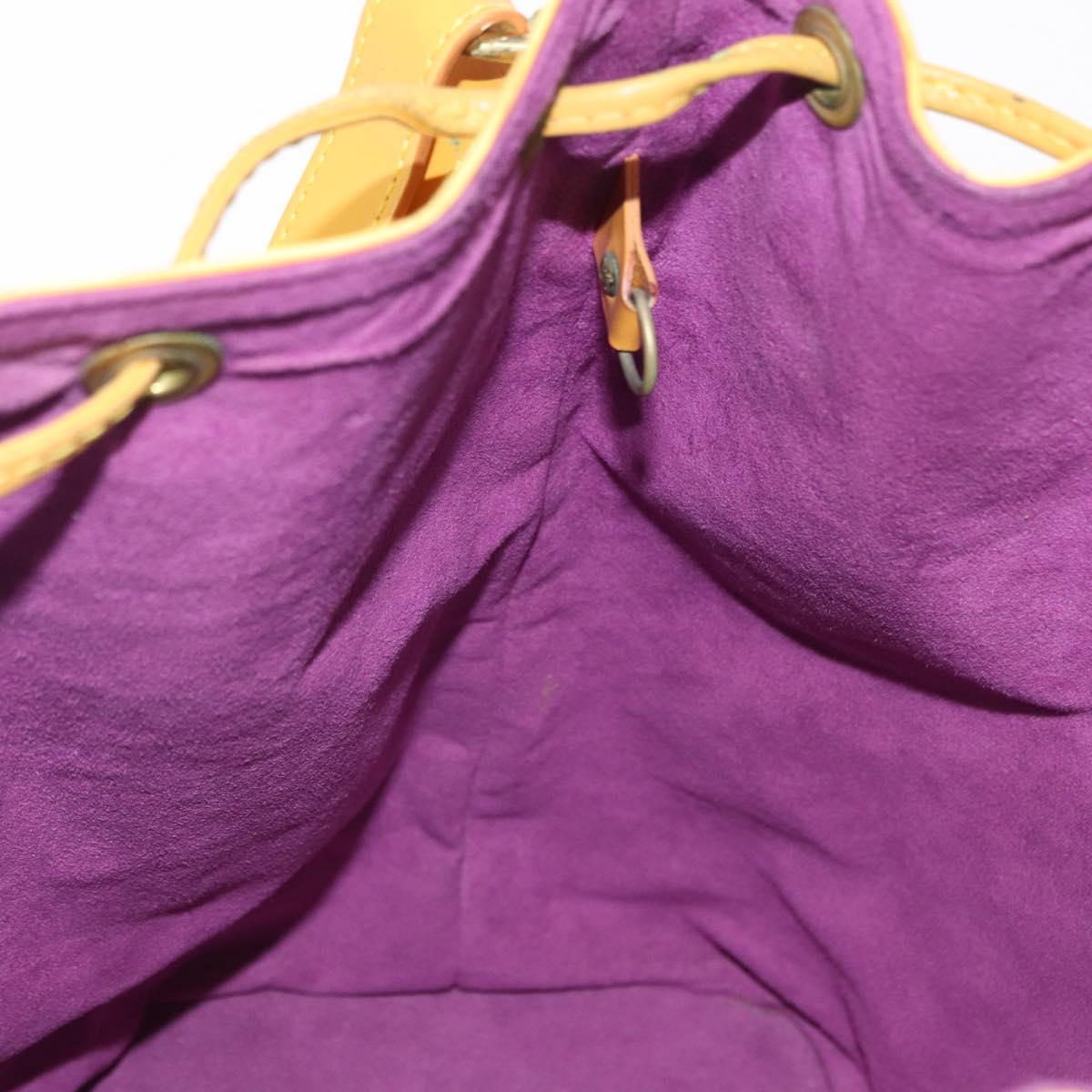 LOUIS VUITTON Epi Noe Shoulder Bag Tassili Yellow M44009 LV Auth gh1226