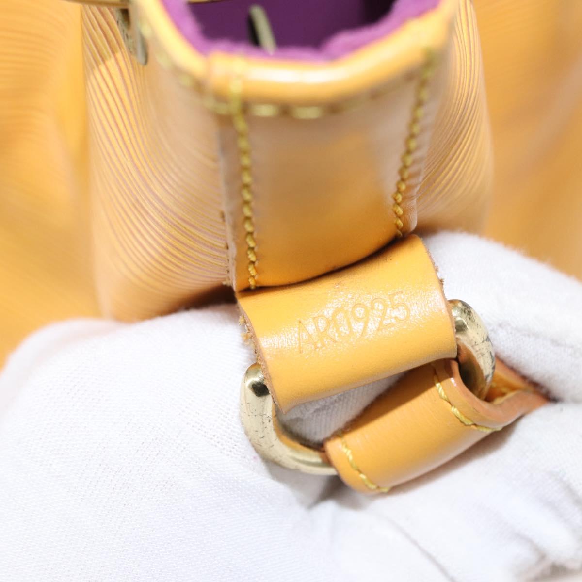 LOUIS VUITTON Epi Noe Shoulder Bag Tassili Yellow M44009 LV Auth gh1226