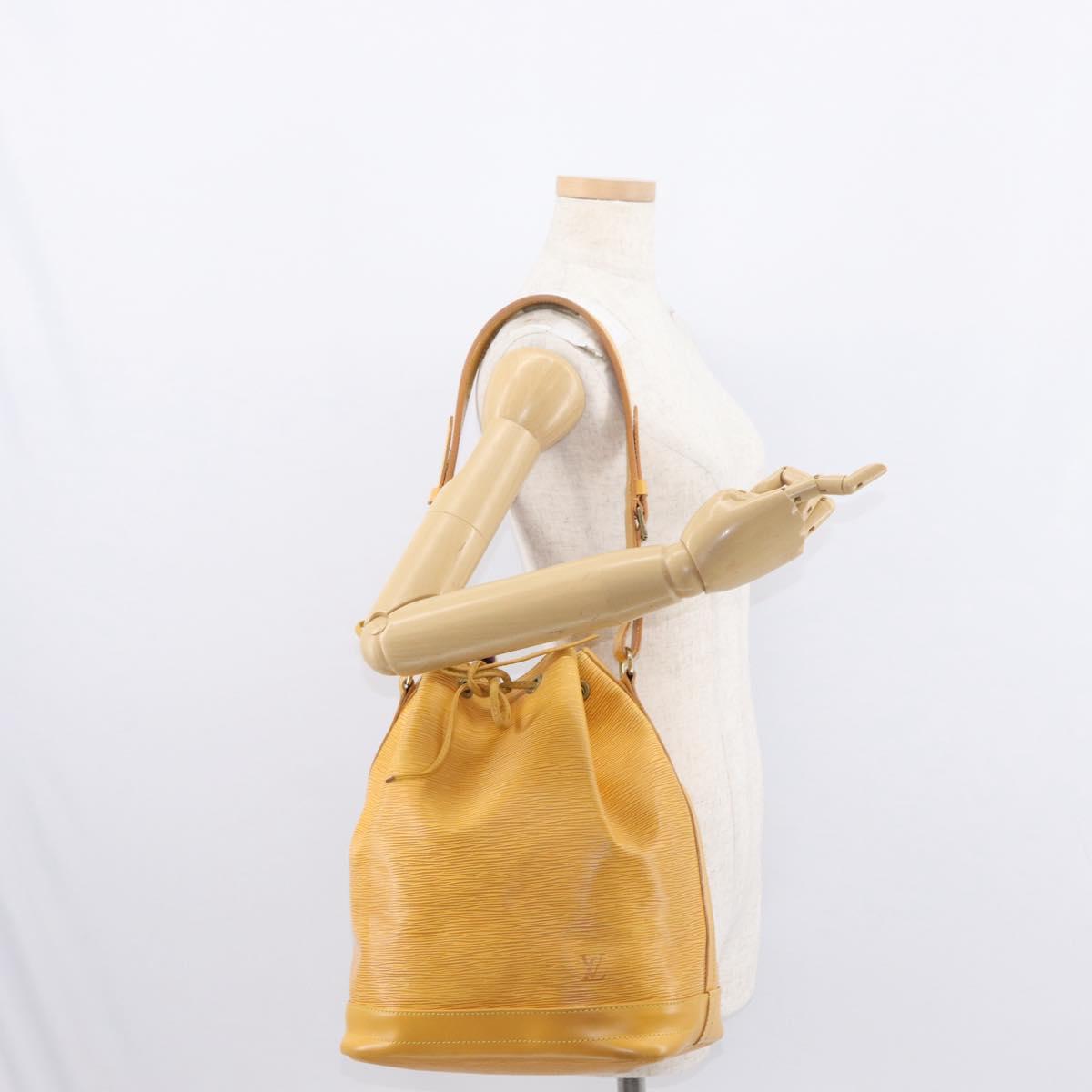 LOUIS VUITTON Epi Noe Shoulder Bag Tassili Yellow M44009 LV Auth gh1226