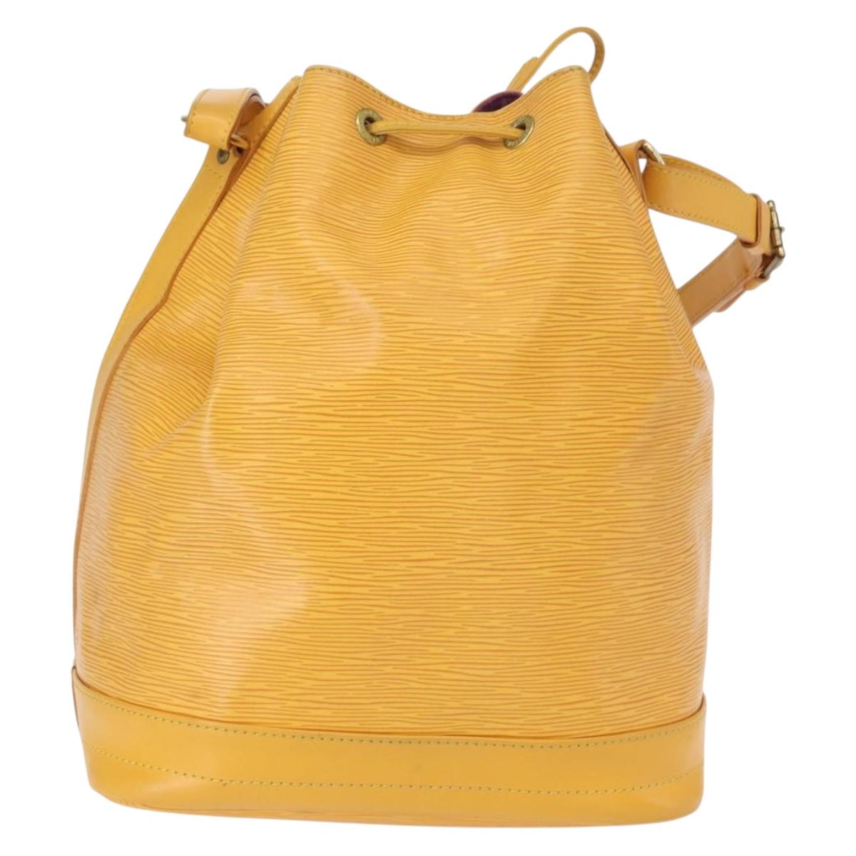LOUIS VUITTON Epi Noe Shoulder Bag Tassili Yellow M44009 LV Auth gh1226