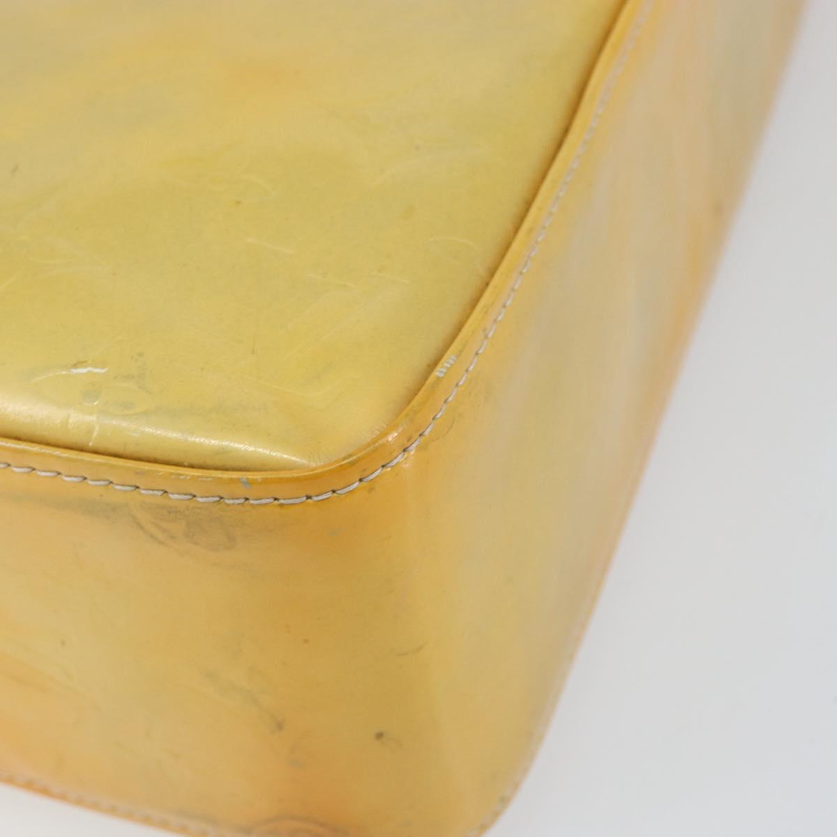 LOUIS VUITTON Monogram Vernis Columbus Tote Bag Gris M91028 LV Auth gh1229