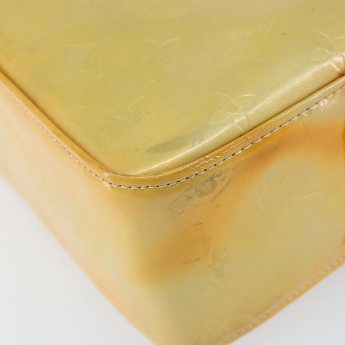 LOUIS VUITTON Monogram Vernis Columbus Tote Bag Gris M91028 LV Auth gh1229