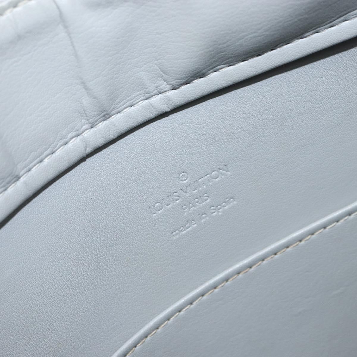 LOUIS VUITTON Monogram Vernis Columbus Tote Bag Gris M91028 LV Auth gh1229