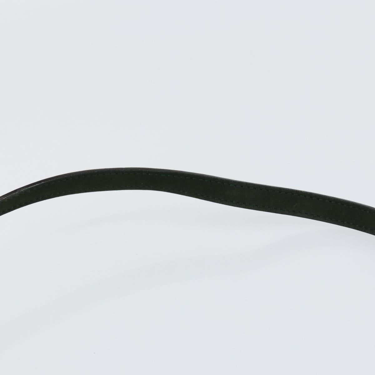 Salvatore Ferragamo Vala Shoulder Bag Suede Khaki Gold Auth gh1252