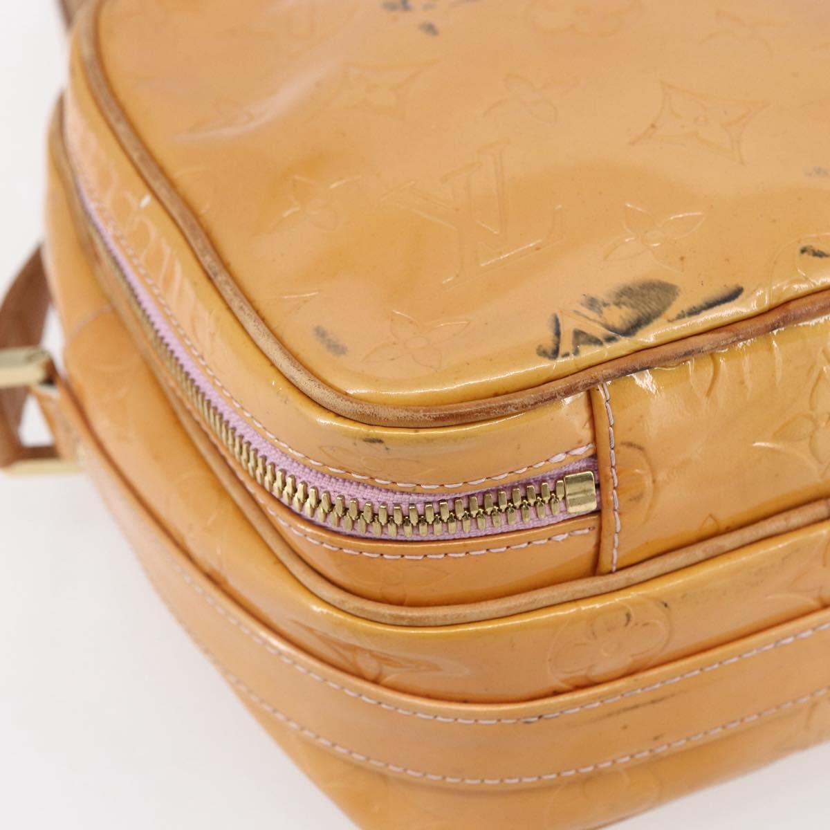 LOUIS VUITTON Monogram Vernis Wooster Bag Marshmallow Pink M91037 LV Auth gh1255