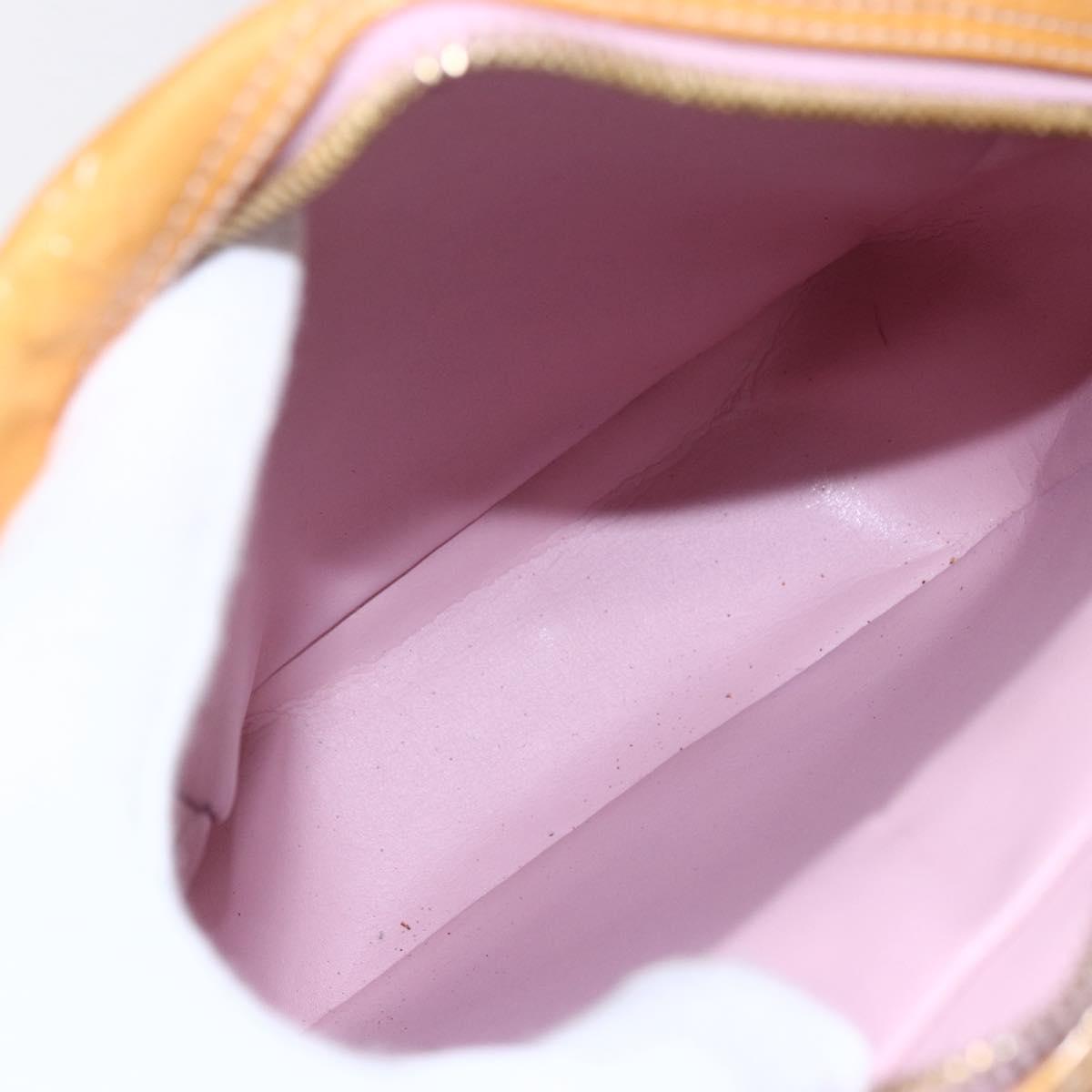 LOUIS VUITTON Monogram Vernis Wooster Bag Marshmallow Pink M91037 LV Auth gh1255