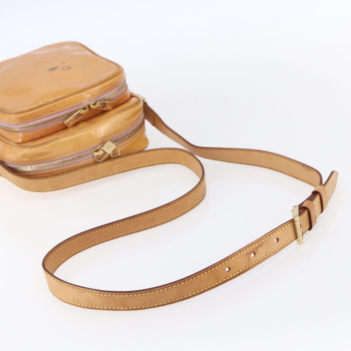 LOUIS VUITTON Monogram Vernis Wooster Bag Marshmallow Pink M91037 LV Auth gh1255