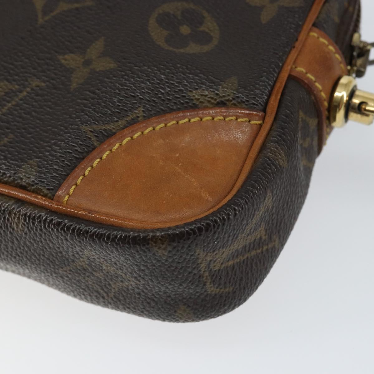 LOUIS VUITTON Monogram Marly Dragonne PM Clutch Bag M51827 LV Auth gh1256