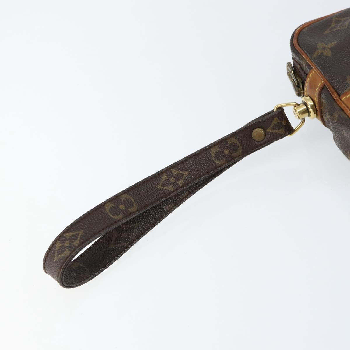 LOUIS VUITTON Monogram Marly Dragonne PM Clutch Bag M51827 LV Auth gh1256