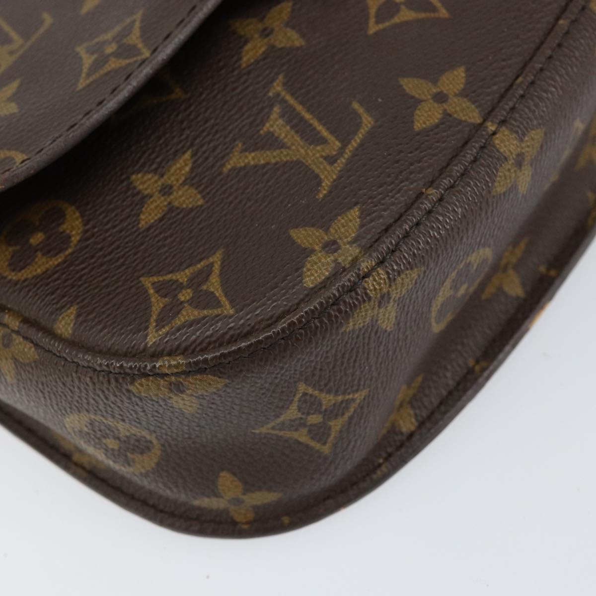 LOUIS VUITTON Monogram Saint Cloud MM Shoulder Bag M51243 LV Auth gh1274