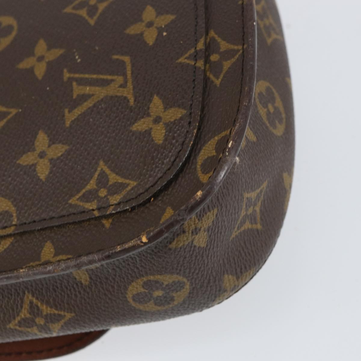 LOUIS VUITTON Monogram Saint Cloud MM Shoulder Bag M51243 LV Auth gh1274