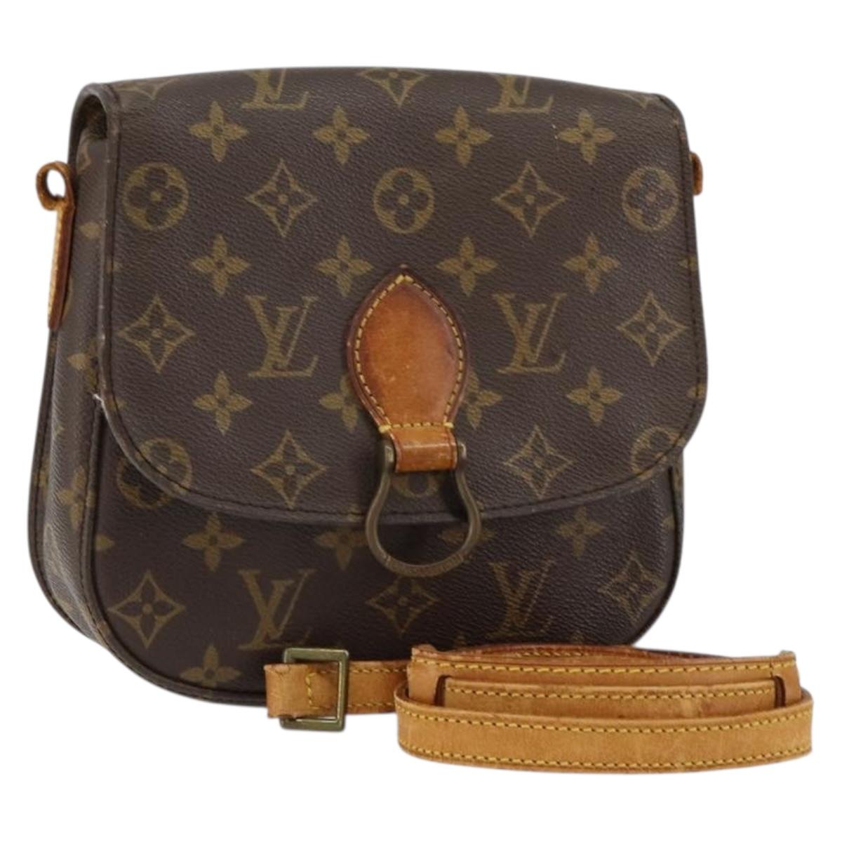 LOUIS VUITTON Monogram Saint Cloud MM Shoulder Bag M51243 LV Auth gh1274