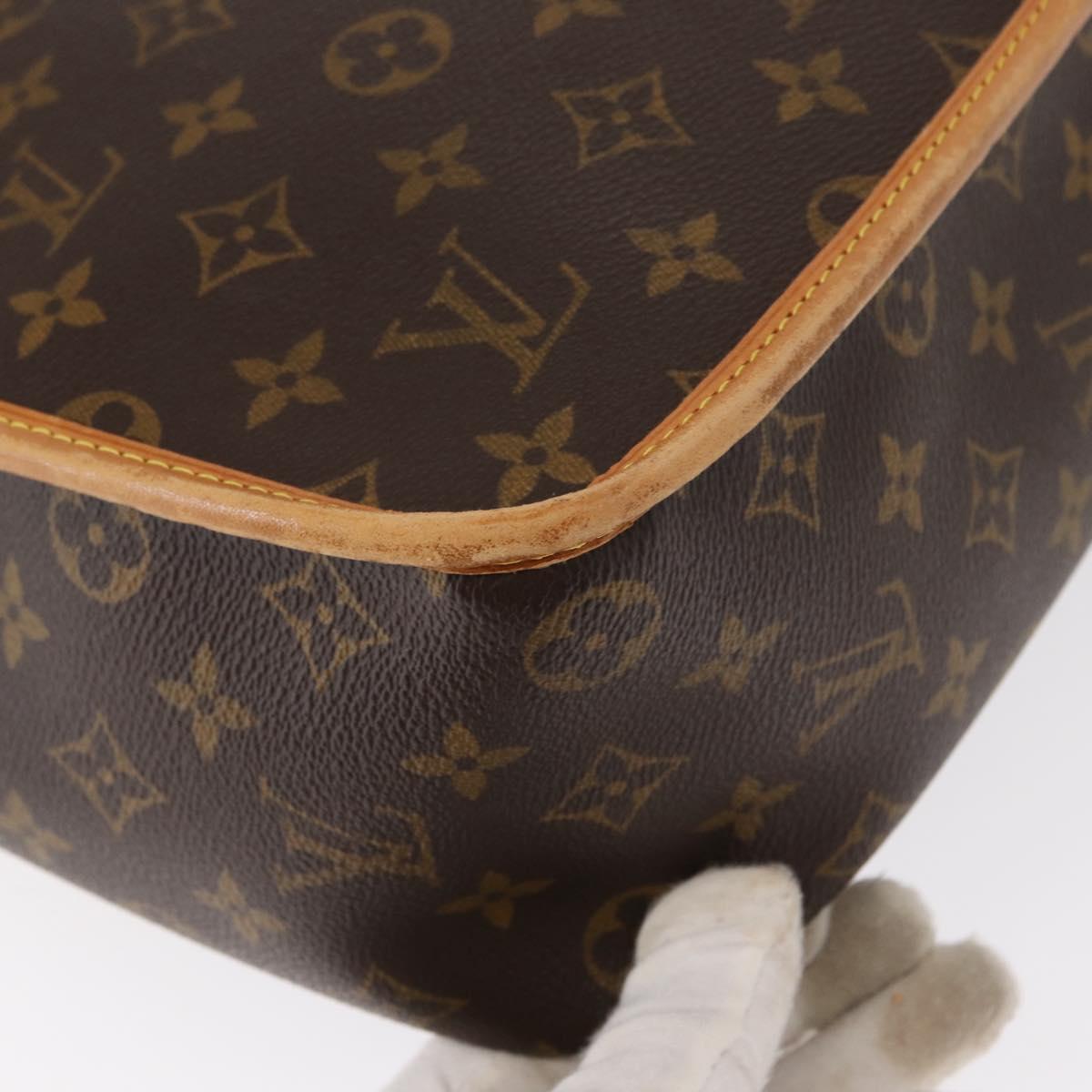 LOUIS VUITTON Monogram Gibeciere GM Shoulder Bag M42246 LV Auth gh1280