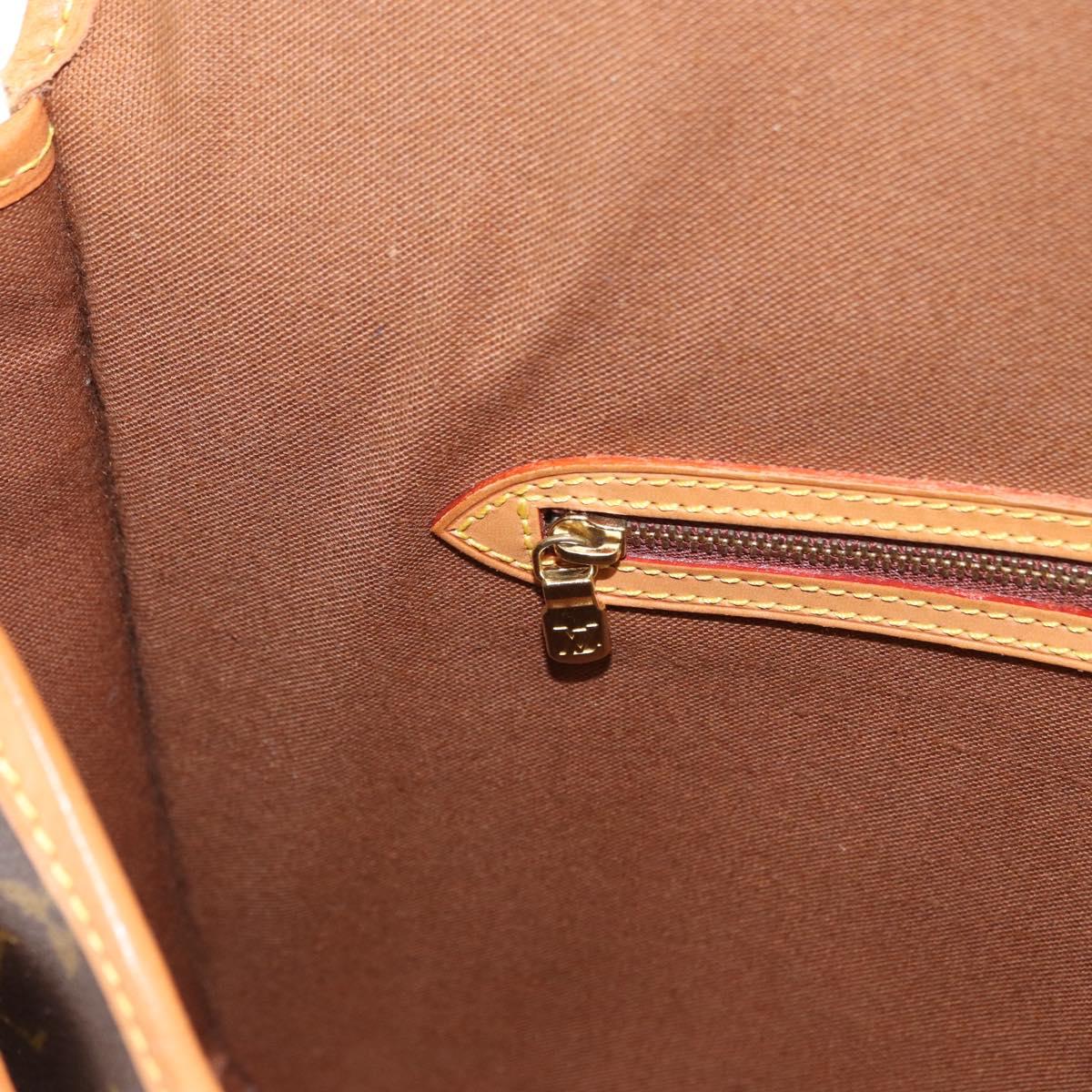 LOUIS VUITTON Monogram Gibeciere GM Shoulder Bag M42246 LV Auth gh1280