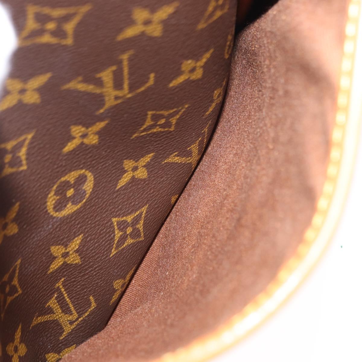 LOUIS VUITTON Monogram Gibeciere GM Shoulder Bag M42246 LV Auth gh1280