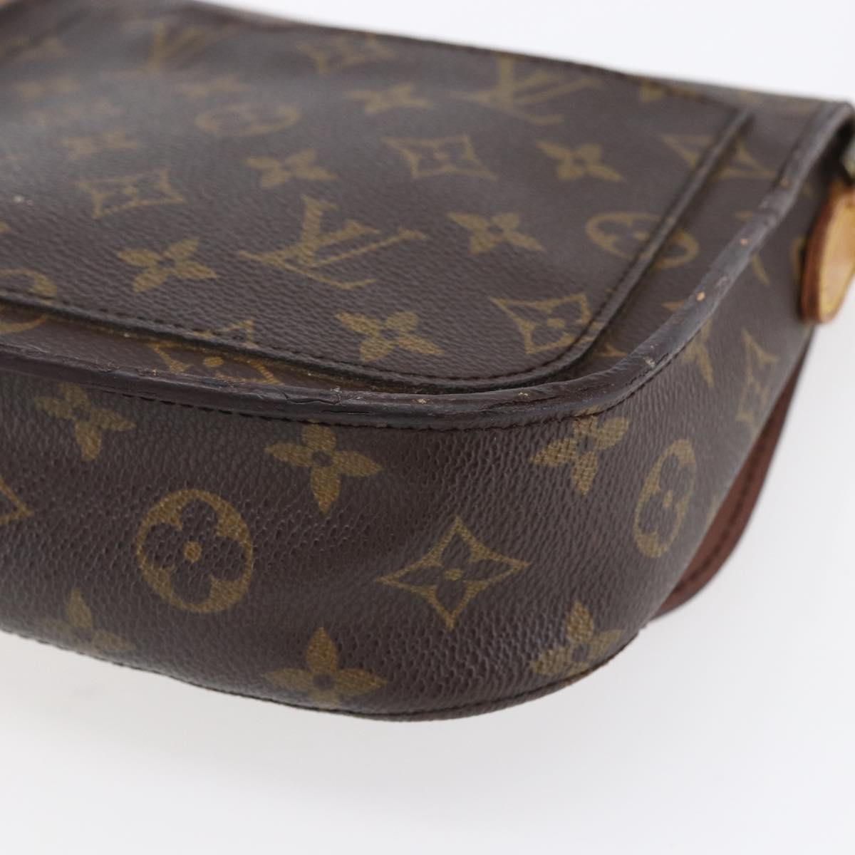 LOUIS VUITTON Monogram Saint Cloud MM Shoulder Bag M51243 LV Auth gh1281