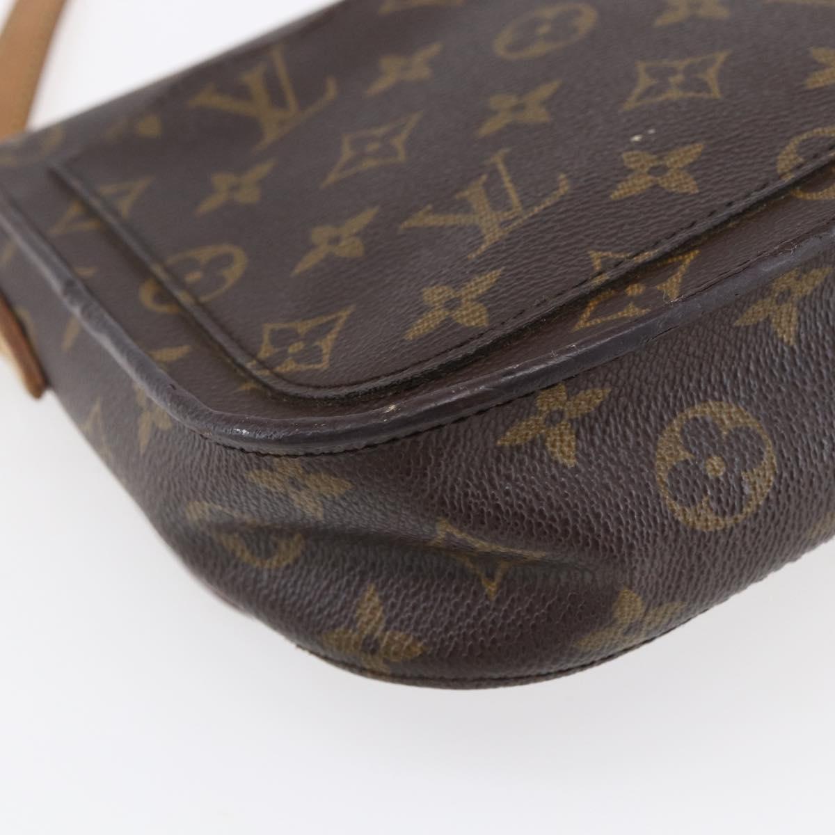 LOUIS VUITTON Monogram Saint Cloud MM Shoulder Bag M51243 LV Auth gh1281