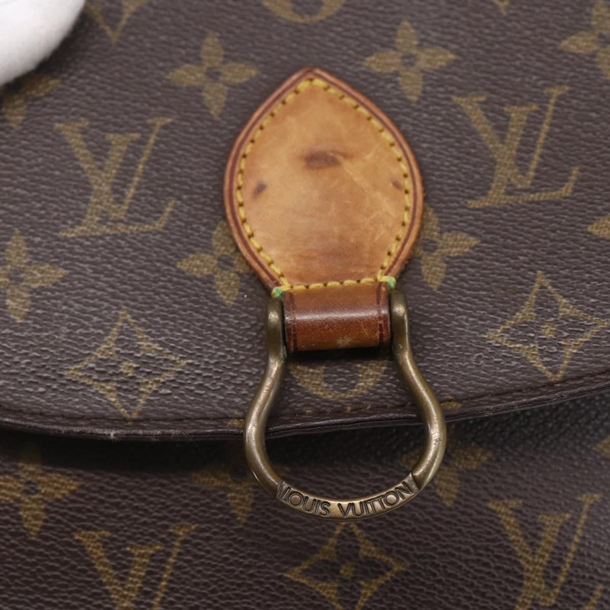 LOUIS VUITTON Monogram Saint Cloud MM Shoulder Bag M51243 LV Auth gh1281