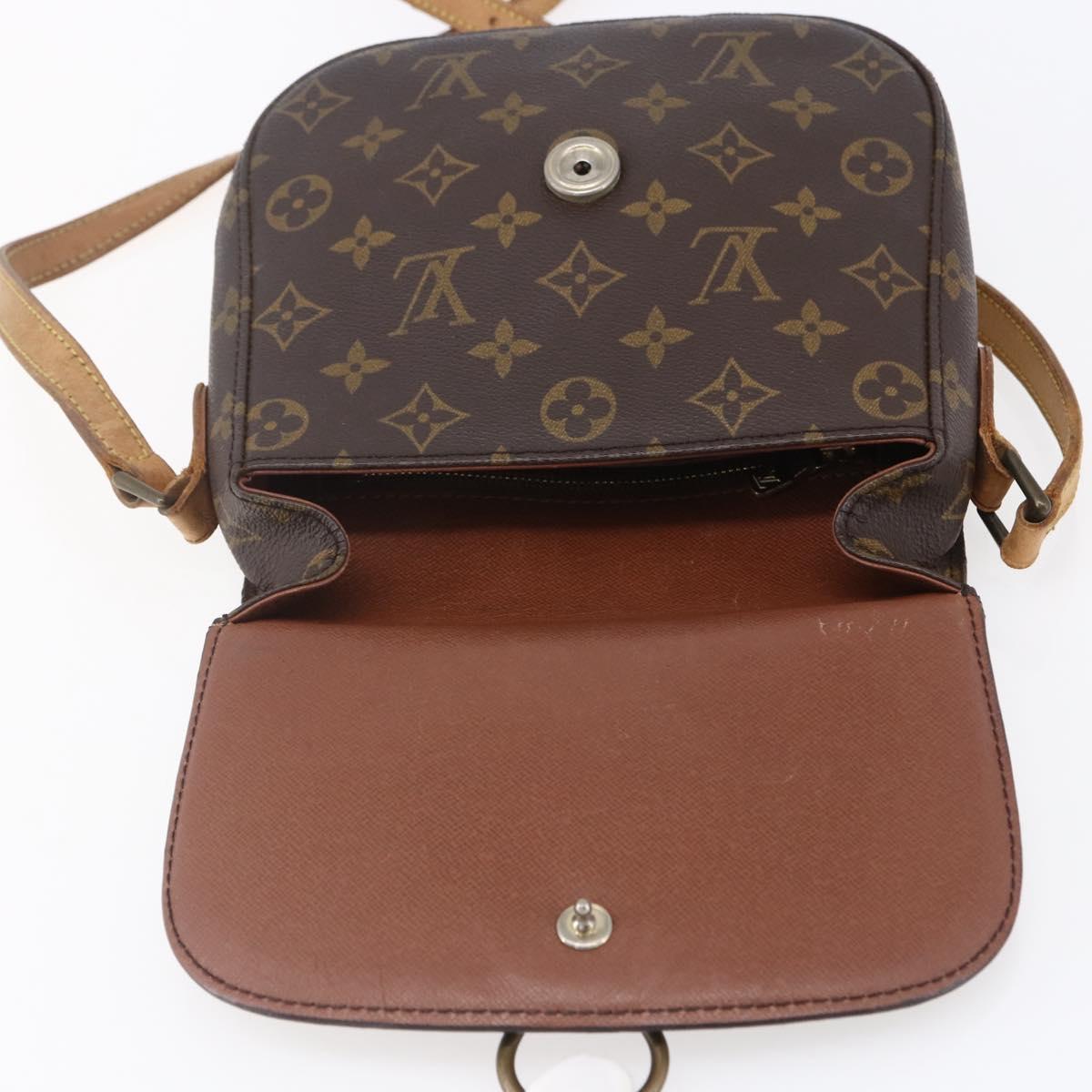 LOUIS VUITTON Monogram Saint Cloud MM Shoulder Bag M51243 LV Auth gh1281